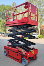 Подъемник ножничный самоходный 450 кг 8/10м TOR AMSL0810 DC аккумуляторный
