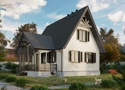 Гибкая черепица Eurasia, Шестигранник, Серый