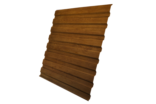 Профнастил C20A 0,45 Print-Double Elite Golden Wood