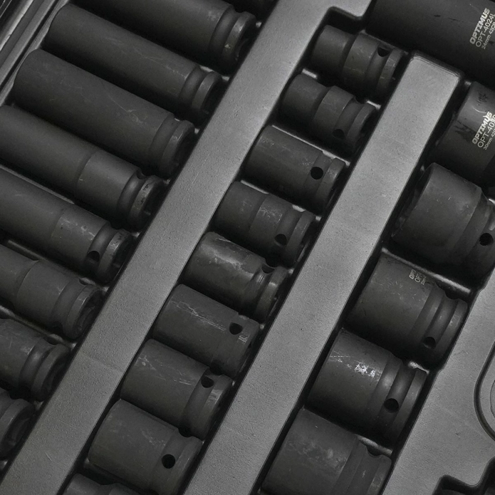 OPT-40340 Набор ударных головок и аксессуаров 1/2", 40 предметов