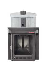 Печь для бани "Малютка" в каменной облицовке