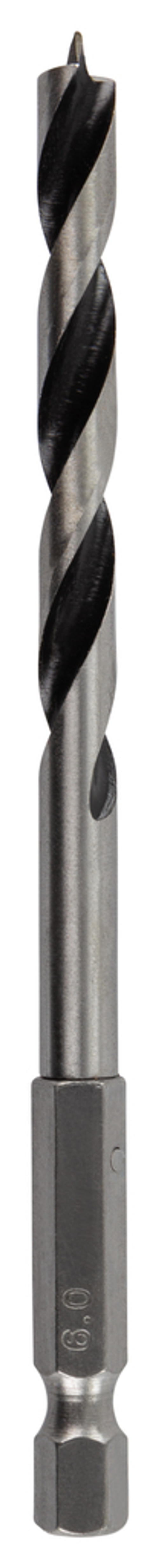 Сверло спиральное по дереву 6х110 мм, 1/4 Makita D-15899