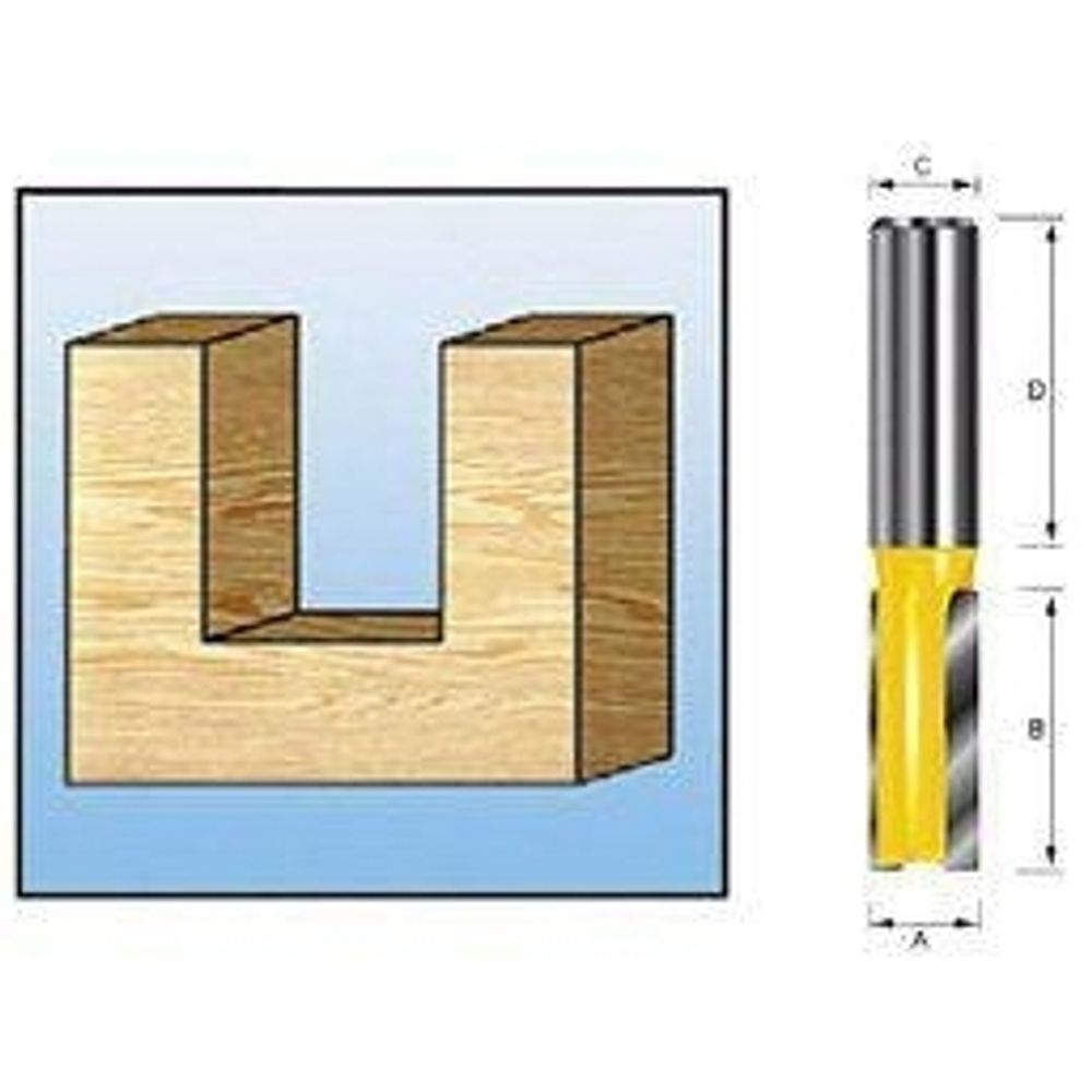 Фреза пазовая 22х20, S8, 2T Makita D-10148