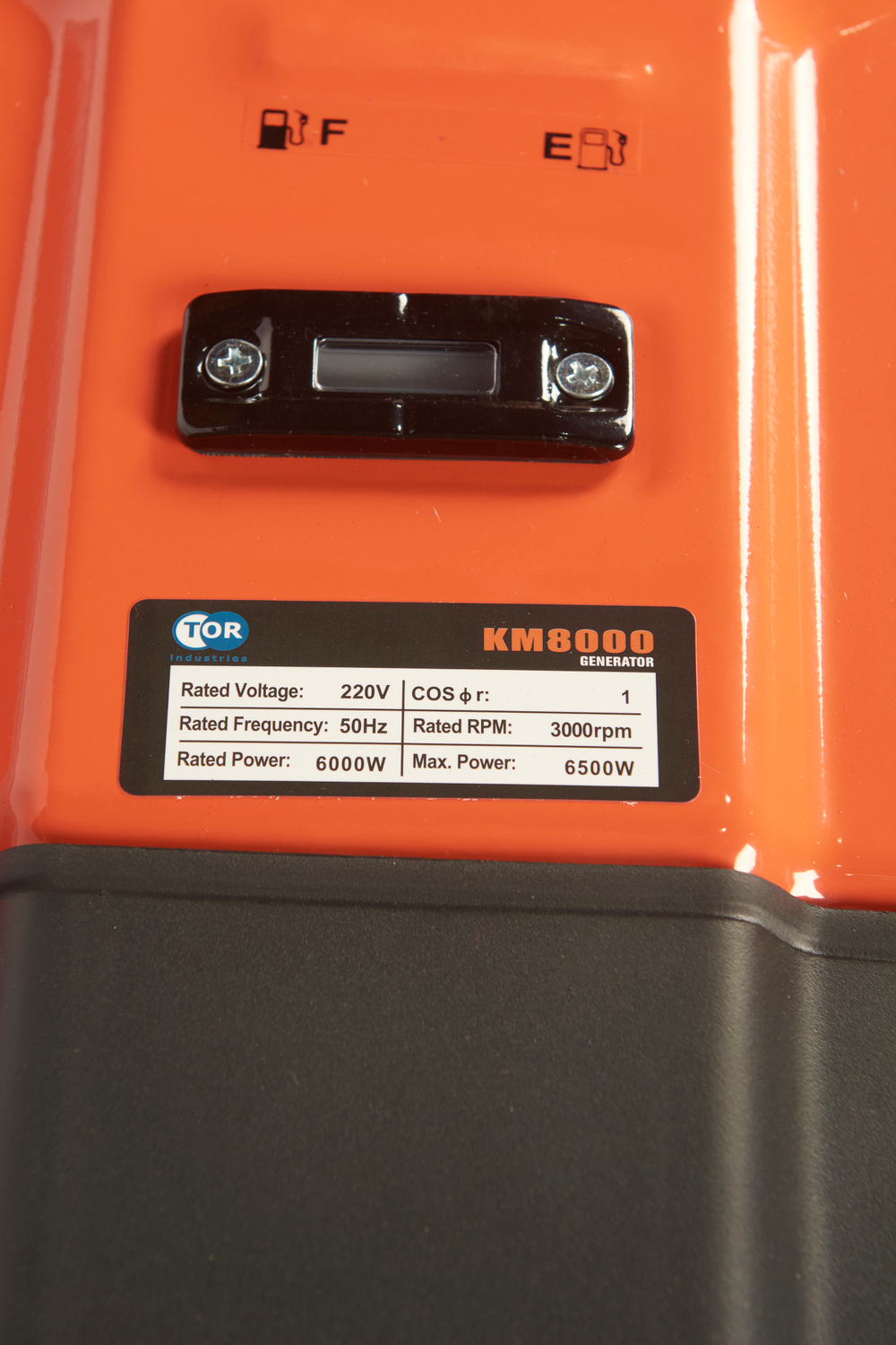 Генератор бензиновый 6,0 кВт 220В 27 л с электростартером и колесами TOR KM8000H