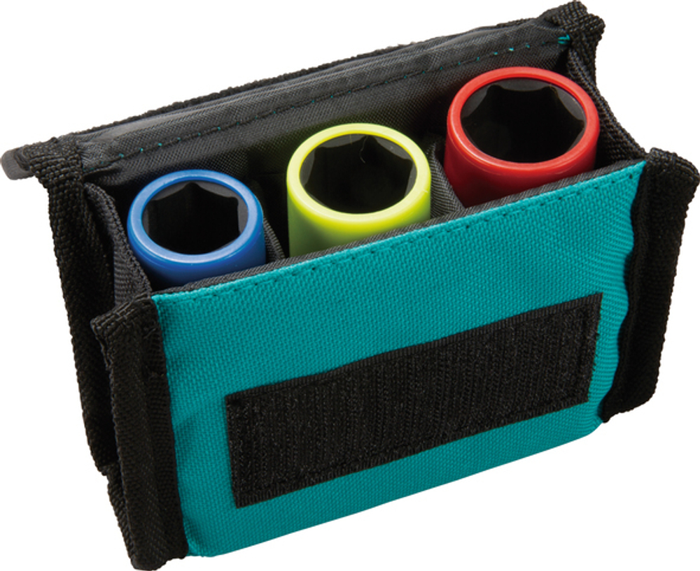 Набор автомобильных ударных торцевых головок в тканевом чехле, 1/2 (17, 19, 21 мм) 3 шт Makita E-12354