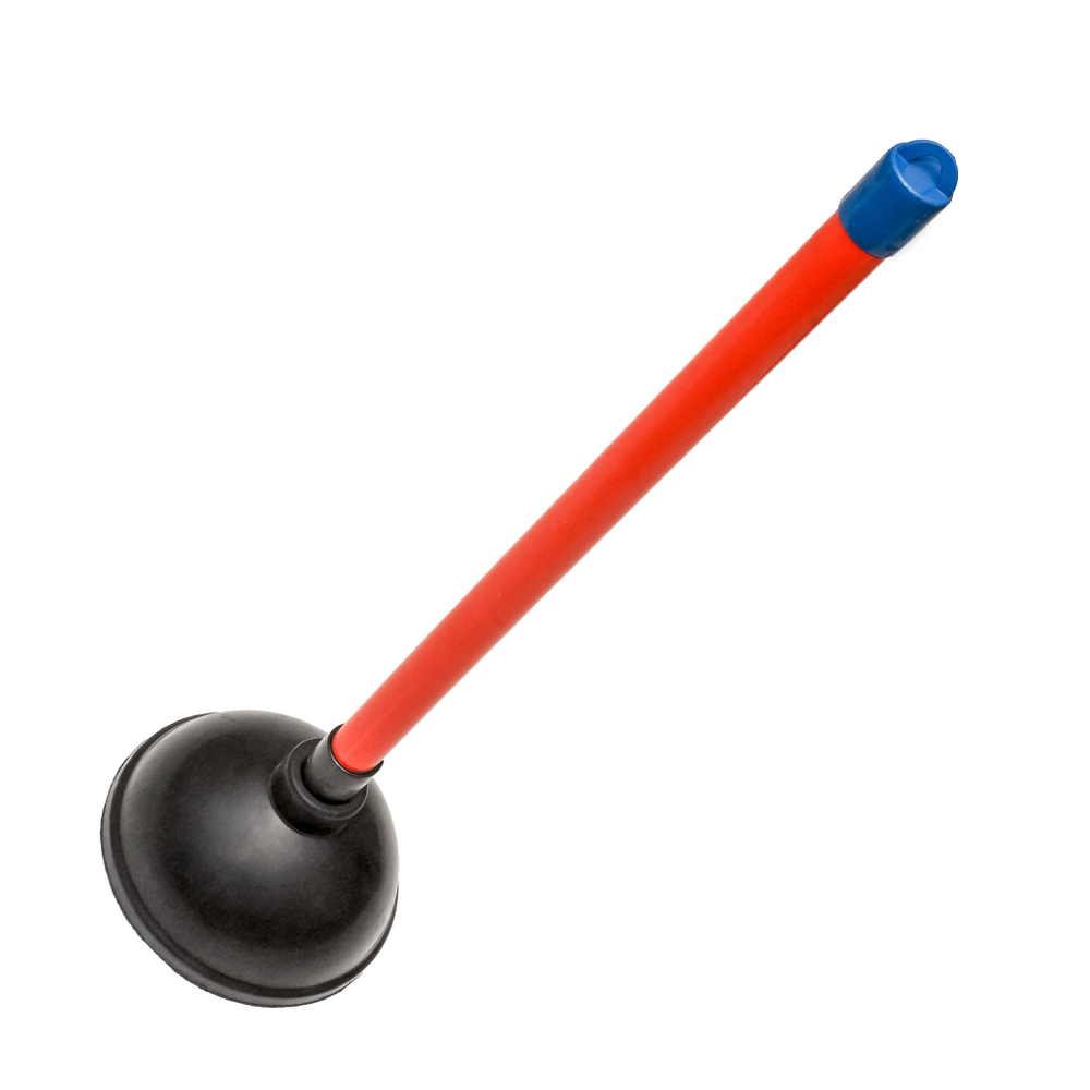 Вантуз для удаления засоров "Классик", пластиковая ручка 48 см