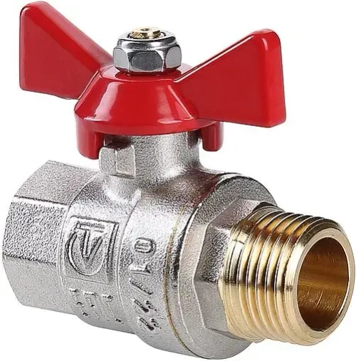 Кран шаровый ½"в x ½"н Valtec Base VT.218.N.04