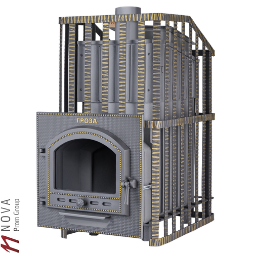 Печь для бани GFS Гроза Ураган 24П чугунная