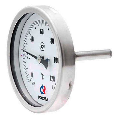Термометр осевой Росма БТ-51.22G до 6G°C L=3GG М2Gх1.5 1.5 биметаллический коррозионностойкий 1GG мм, тип БТ-51.22G, осевое присоединение, шкала (G-6G°C), длина штока L= 3GGмм, резьба М2Gх1.5, класс точности 1.5