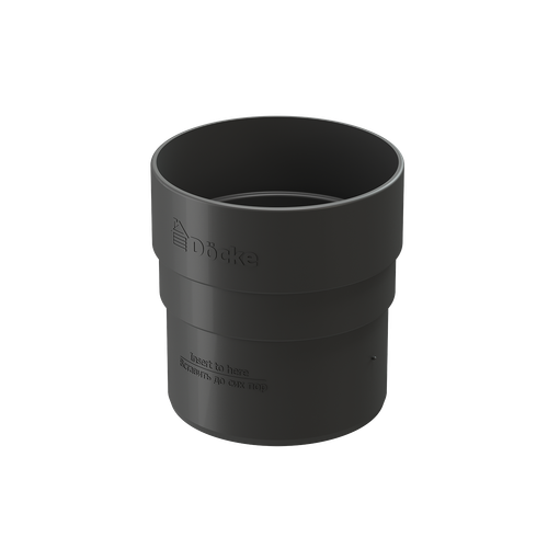 Муфта соединительная для водостока Standard, серый