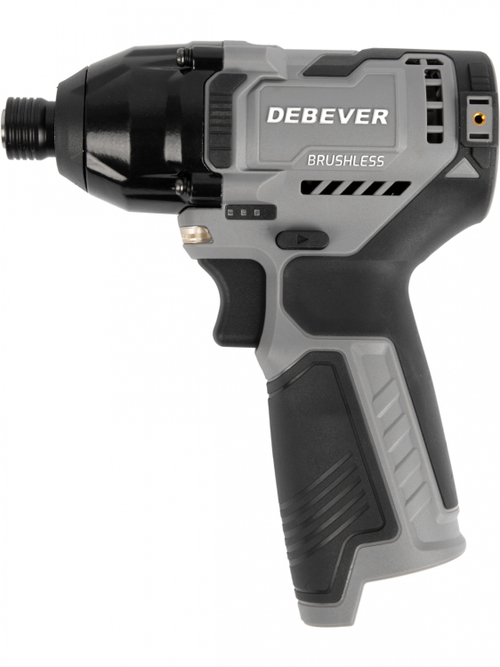 DBE-7361C Винтоверт аккумуляторный DeBever бесщеточный, ударный, шестигранник 1/4", 140Nm, 12В