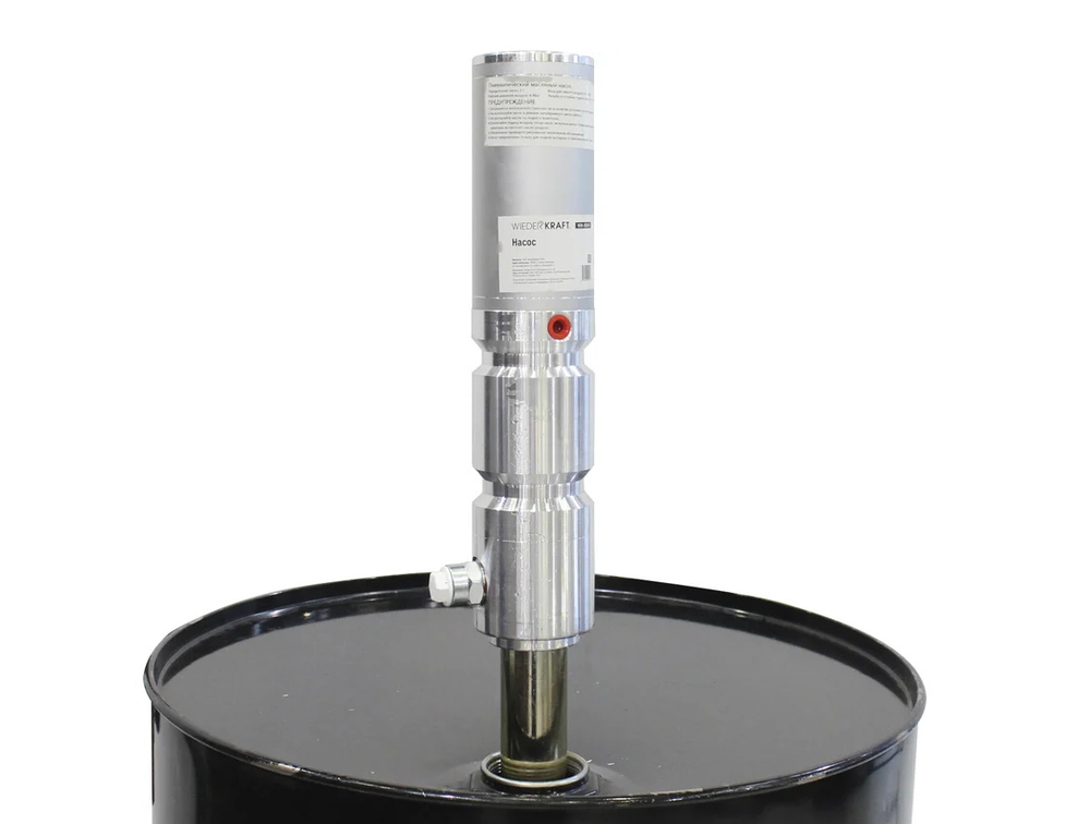 WDK-892415 Насос для бочек 5:1 с настенной катушкой высокого давления (15м) и цифровым расходомером