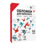 Каталог Обложки прозрачные пластиковые А4 0.2 мм красные 100 шт. от ГЕЛЕОС