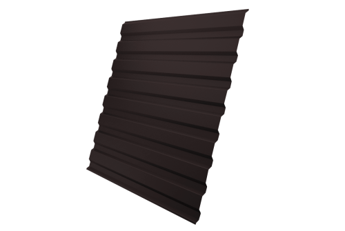 Профнастил C20A 0,5 GreenCoat Pural BT, matt RR 33 черный (RAL 9004 сигнальный черный)