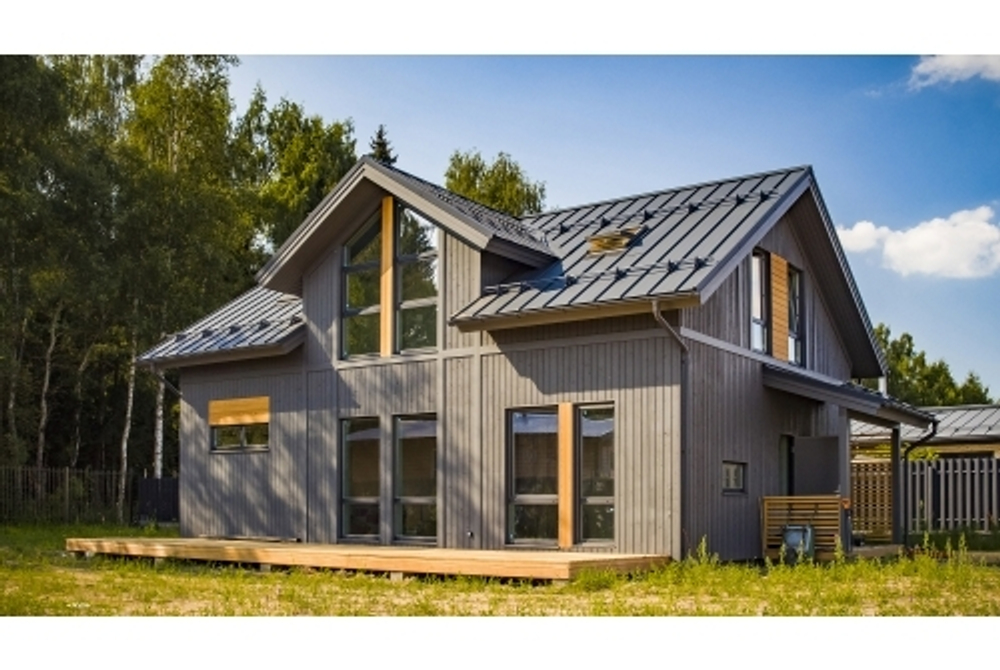 Кликфальц Pro Line Grand Line 0,5 Rooftop Бархат с пленкой на замках RAL 7024 мокрый асфальт