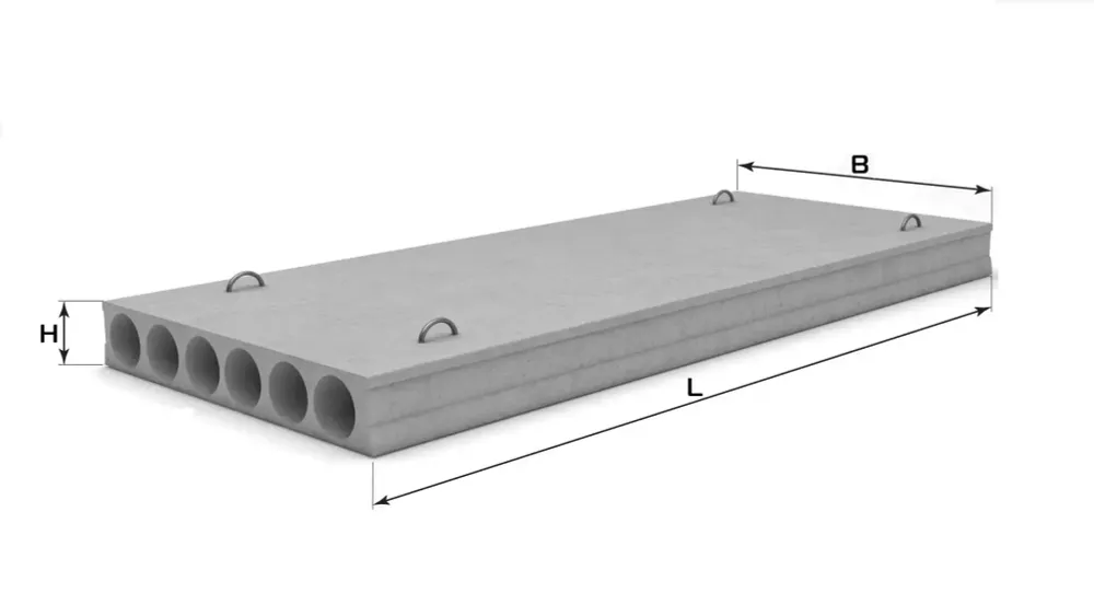 Плита перекрытий ПК 63-12-8