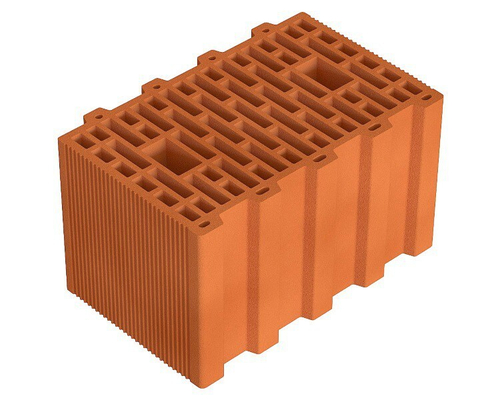 Блок керамический РКЗ 10,7НФ стеновой, 250х380х219 мм, 60 шт/паллет