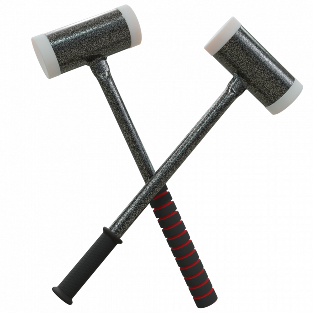 Кувалда «без отскока» 3100гр для правки дисков со сменными бойками 70 мм / безынерционный / GAROPT