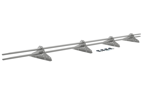 Снегозадержатель NEW трубчатый Grand Line RAL 9007 3м