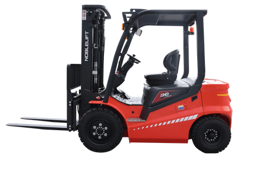 Электрический четырехопорный вилочный погрузчик FE4P35GY-80