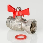 Кран шаровый с накидной гайкой ½"в x ¾"нг Valtec VT.241.N.0405