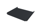 Кликфальц Pro Gofr Grand Line 0,5 Satin Matt TX с пленкой на замках RAL 7024 мокрый асфальт
