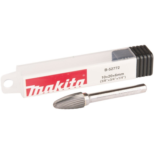 Борфреза для нержавеющей стали, SF, 10x20x6 мм Makita B-52772