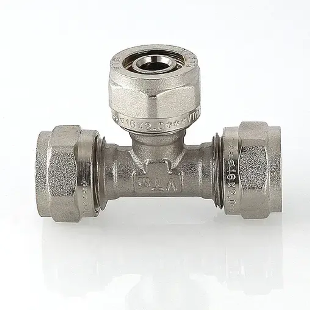 Тройник компрессионный редукционный 26мм x 16мм x 26мм Valtec VTm.331.N.261626