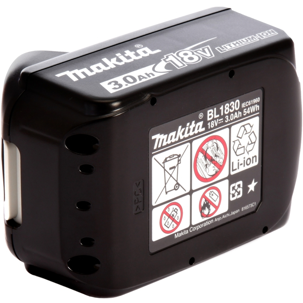 Аккумулятор LXT, Li-Ion, 18 В, 3.0 Ач, BL1830B Makita 632M83-6