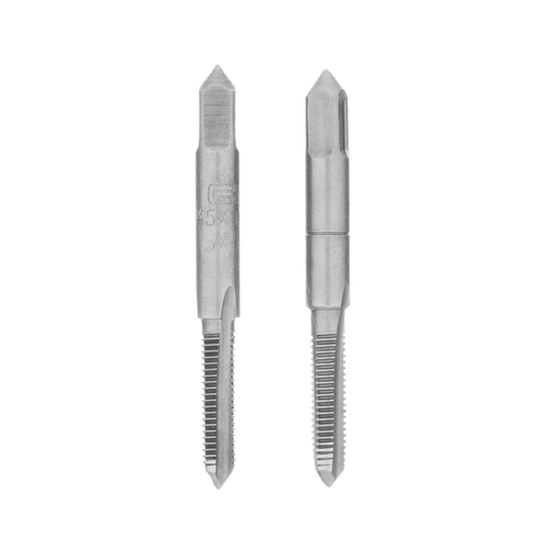 Метчик ручной М5 х 0.8 мм, комплект из 2 шт Сибртех