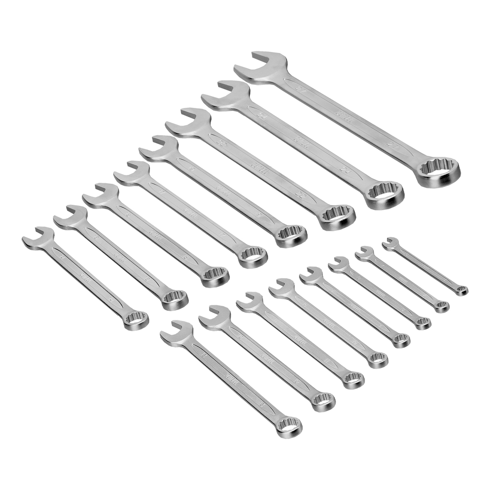 Набор инструментов, 1/2", 1/4", CrV, S2, пластиковый кейс, 122 предмета Denzel
