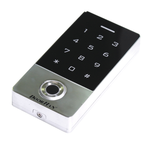 Кодовая клавиатура KEYFREM со встроенным считателем отпечатков пальцев и карт
