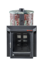 Печь для бани "Оптима" в каменной облицовке