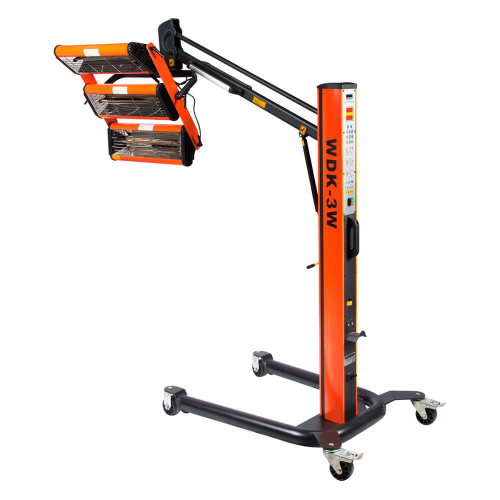 WDK-3W Трехкассетная мобильная ИК сушка на пантографической стойке