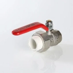 Кран шаровый с переходом на пп трубу 32мм x 1"в Valtec VTp.742.0.03206
