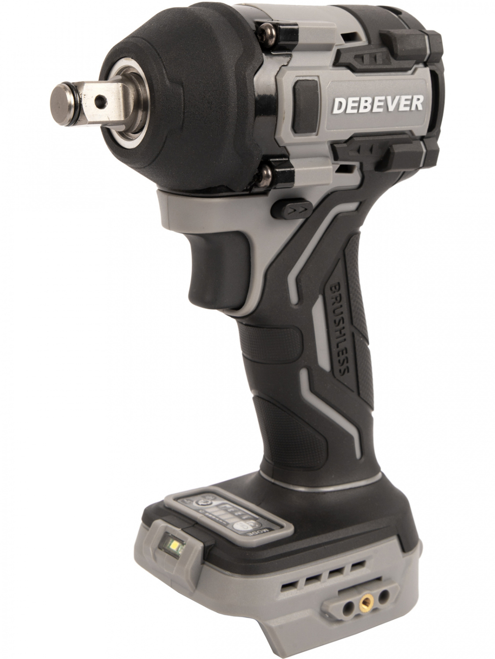 DBE-6343C Гайковерт аккумуляторный DeBever бесщеточный, ударный, квадрат 1/2",360Nm, 20B