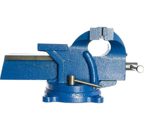 Слесарные тиски 150 мм, поворотные, стальные, с наковальней 11,5кг GRIFF g164010