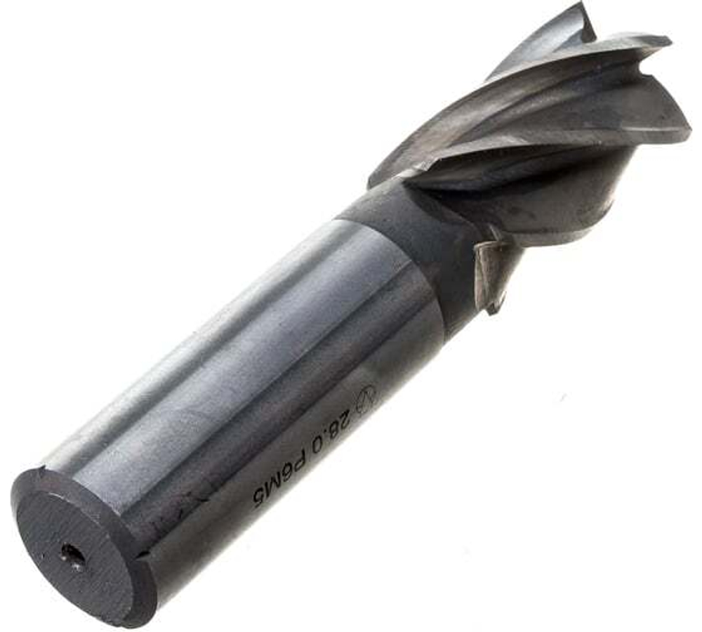 Фреза концевая (28х121х45 мм; Р6М5; 5 перая; ц/х) GRIFF a300083