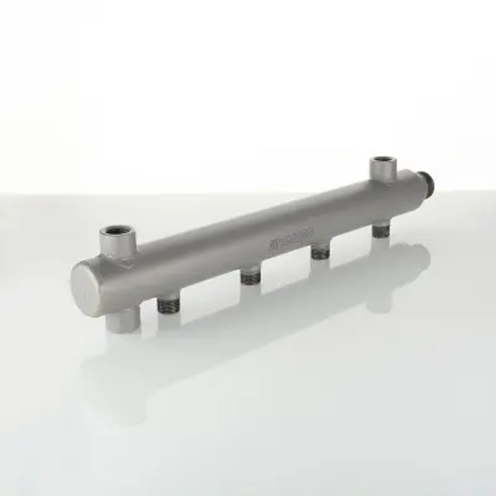 Коллектор распределительный концевой 5 отводов 1"н x ½"н Valtec VTc.510.BS.060405