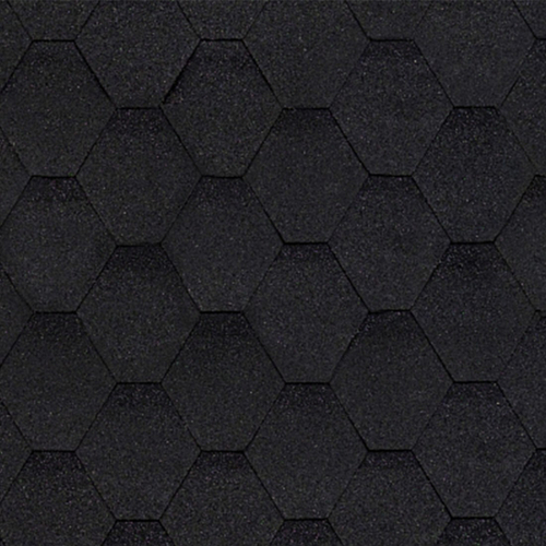 Гибкая черепица ТехноНиколь Shinglas Оптима Черный, 3 м2/упак