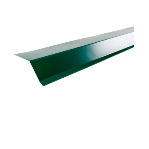Планка карнизная полиэстер RAL 6005 зеленая 75х50х5 мм, 2 м, шт