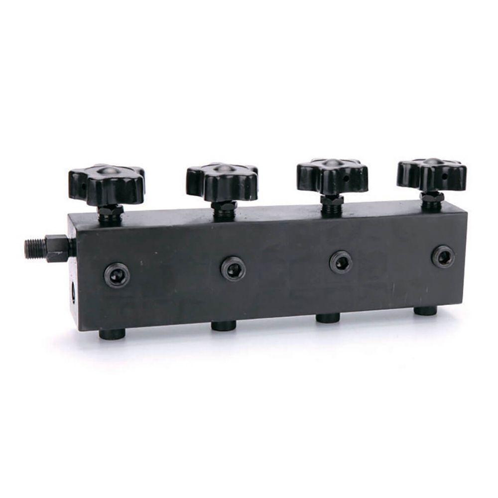 Кран распределительный на 4 выхода, резьба 3/8"