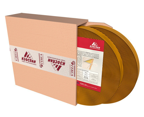 Лента соединительная Изоспан SL бутилкаучуковая двусторонняя, 15 мм, 22,5 м, шт