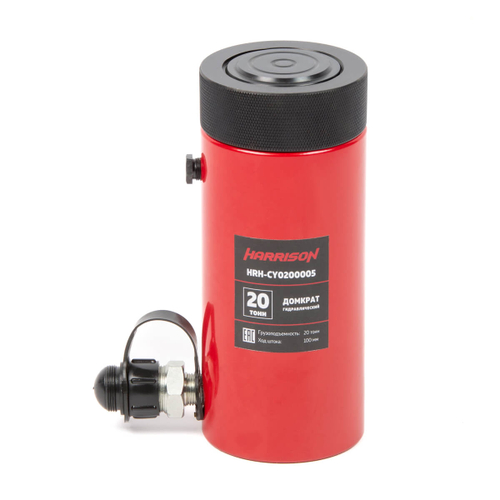 HRH-CY0200005 Домкрат гидравлический, однополостной, с фиксирующей гайкой 20 т, ход 100 мм