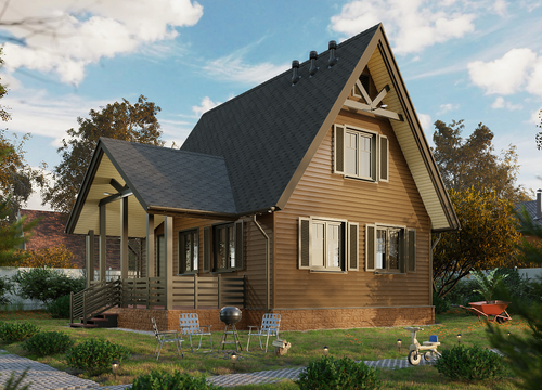 Софит Lux, T4 с центральной перфорацией, зрелый каштан