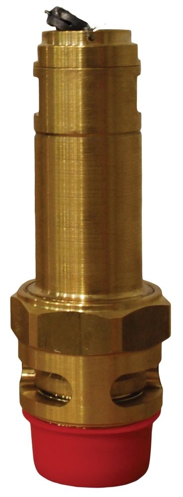 Клапан предохранительный ПРЕГРАН КПП 495-04-25-ОМ3 Ду20 Ру25 3/4″ полноподъемный резьбовой, корпус - нержавеющая сталь, со свободным истечением