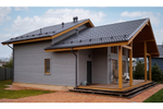 Металлочерепица классик 0,5 Satin RAL 7024 мокрый асфальт