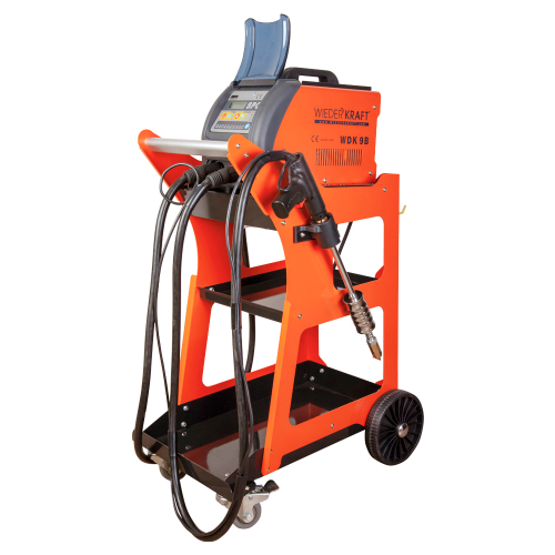 WDK-9B Многофункциональный споттер 220В, 14кВА, 40А, сварочный ток 3800А, с тележкой WDK-1331