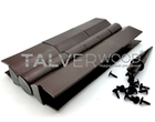 Грядка Eco TalverWood из ДПК 3*1м (пластиковые шарниры)
