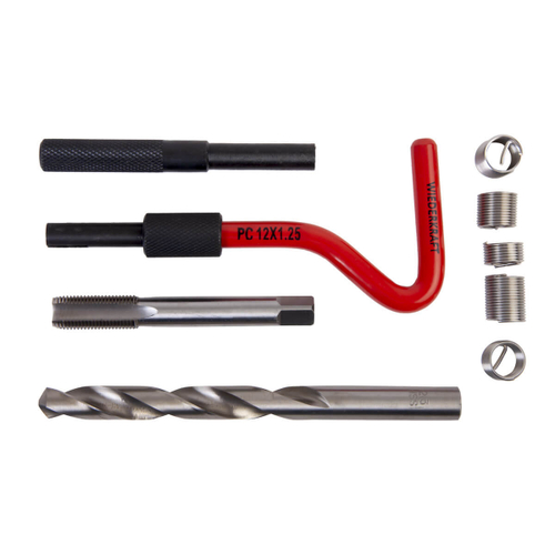 WDK-ST1212 Набор для восстановления резьбы M12x1,25, 16 предметов